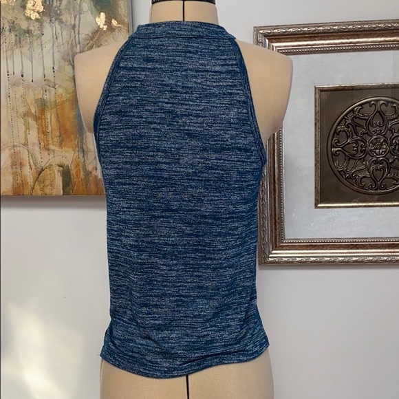 High Neck Tank, Small, Teal - Picture 3 of 4